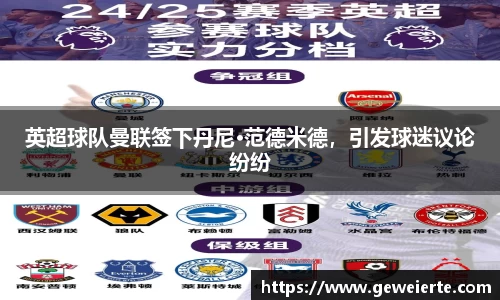 英超球队曼联签下丹尼·范德米德，引发球迷议论纷纷